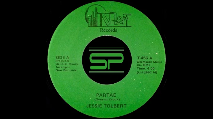 MODERN SOUL 45t - JESSIE TOLBERT - Partae (part1&2) - 1985 Tolbert