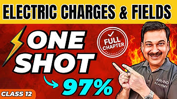 ELECTRIC CHARGES & FIELDS One Shot 🔥 | Physics Class 12 Boards | Full Chapter, Concepts & Numericals