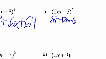 Algebra I & II: Products of Special Case Binomials
