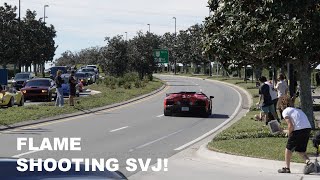 Central Florida Cars and Coffee! | Pullouts, Cops, revving and full sends | Massive Turnout!!