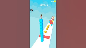cube stack surfer 3D Level-4 | All Level Gameplay #Short #Coriander Gaming