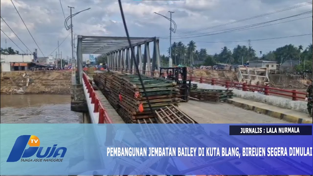 Pembangunan Jembatan Bailey di Kuta Blang, Bireuen Segera Dimulai