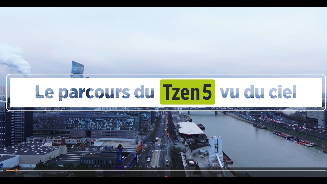 Le parcours du Tzen 5 vu du ciel