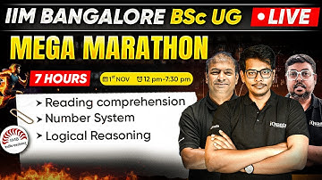 IIM Bangalore UG BSc PRACTICE MARATHON