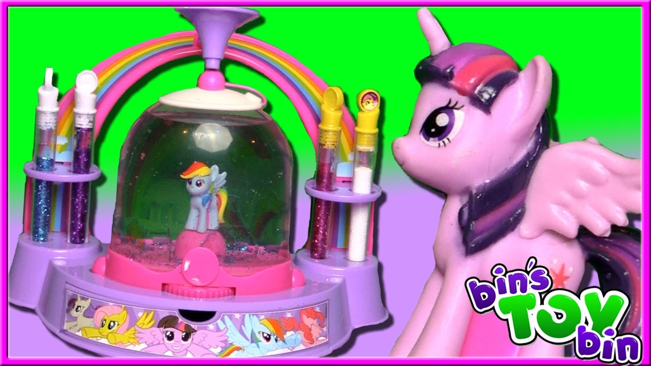 Let’s Make My Little Pony Glitter Globes! | Fun Kids Craft Kit | Bin’s Toy Bin