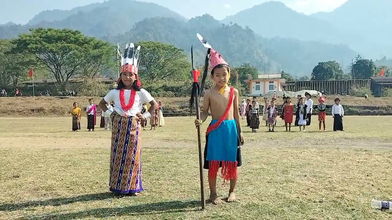 fashion show different tribe dresses 