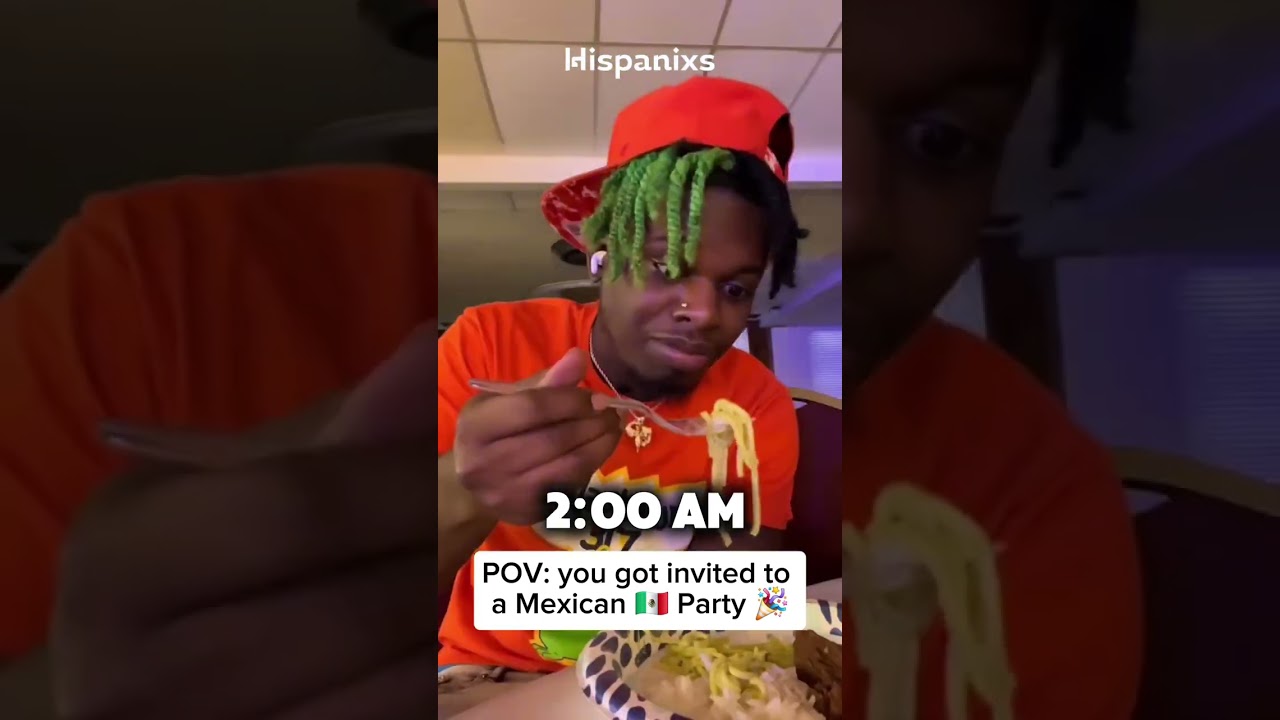 When you get invited to a Mexican party 🎉