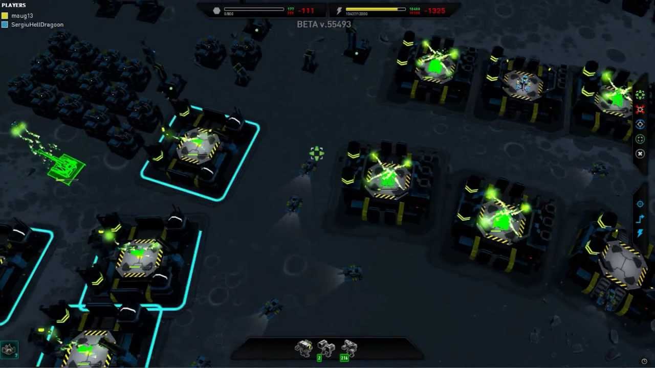 Planetary Annihilation - Beta 1v1 Units Mass Production [1080p/HD]