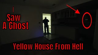 I SAW SOMETHING THERE!!! | Haunted Yellow Murder House