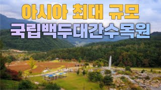 국립백두대간수목원 경관초지원 영상
