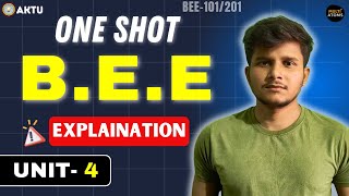 Electrical Engineering One Shot | Unit 4 | Aktu Exams | Aktu BEE101 BEE201 | AKTU