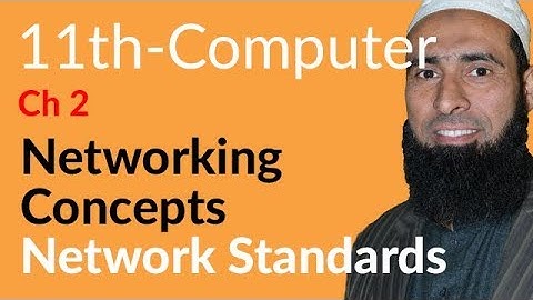 ICS Computer part 1, Ch 2 - Network Standards - 11th Class Computer