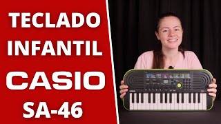 Teclado Infantil Casio SA-46