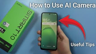 Infinix Smart 10 - How to use AI Cam features for better selfies screenshot 3