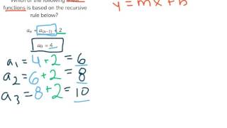 [9.LF.9-1.3] Find the Explicit and Recursive Process for a Linear Function