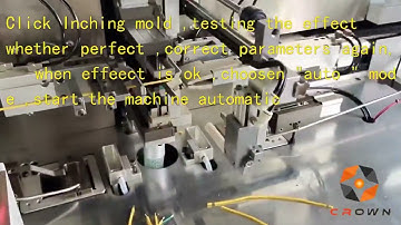 how to operate the automatic wire double end cutting stripping twisting tinning machine