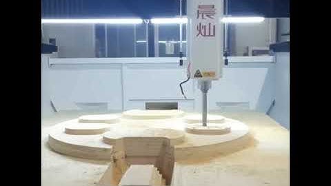 Stable hardwood plastic resin pattern milling cnc router machine #cncmachine #hardwoodpatternmilling