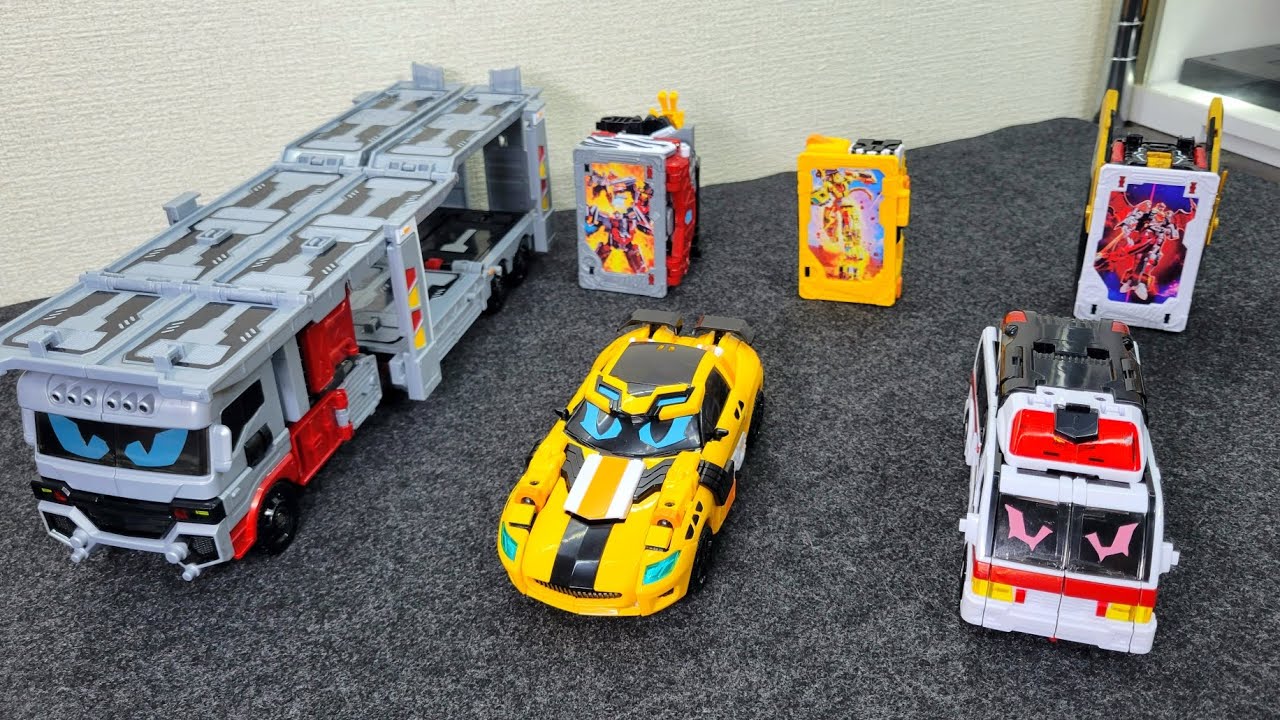 TOY ASMR│遊び心満載！メタルカードボットW 追加3体のカチャカチャ音│タキ、ブラッドウィング、サバンナード│메탈카드봇W MetalCardBotW