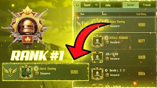 Conqueror hoga kya aaj?🥺 | Bhari rank push😮‍💨 | Road to 350 subs #bgmilive #Jocco Gaming