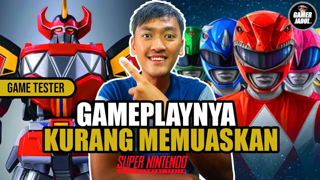 MIGHTY MORPHIN POWER RANGERS SNES (1994) | Retro Game Jadul Nostalgia ...