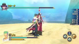 Wii ワンピース アンリミテッドアドベンチャー Vsミホーク Youtube