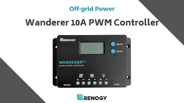 Wanderer 10A PWM Charge Controller