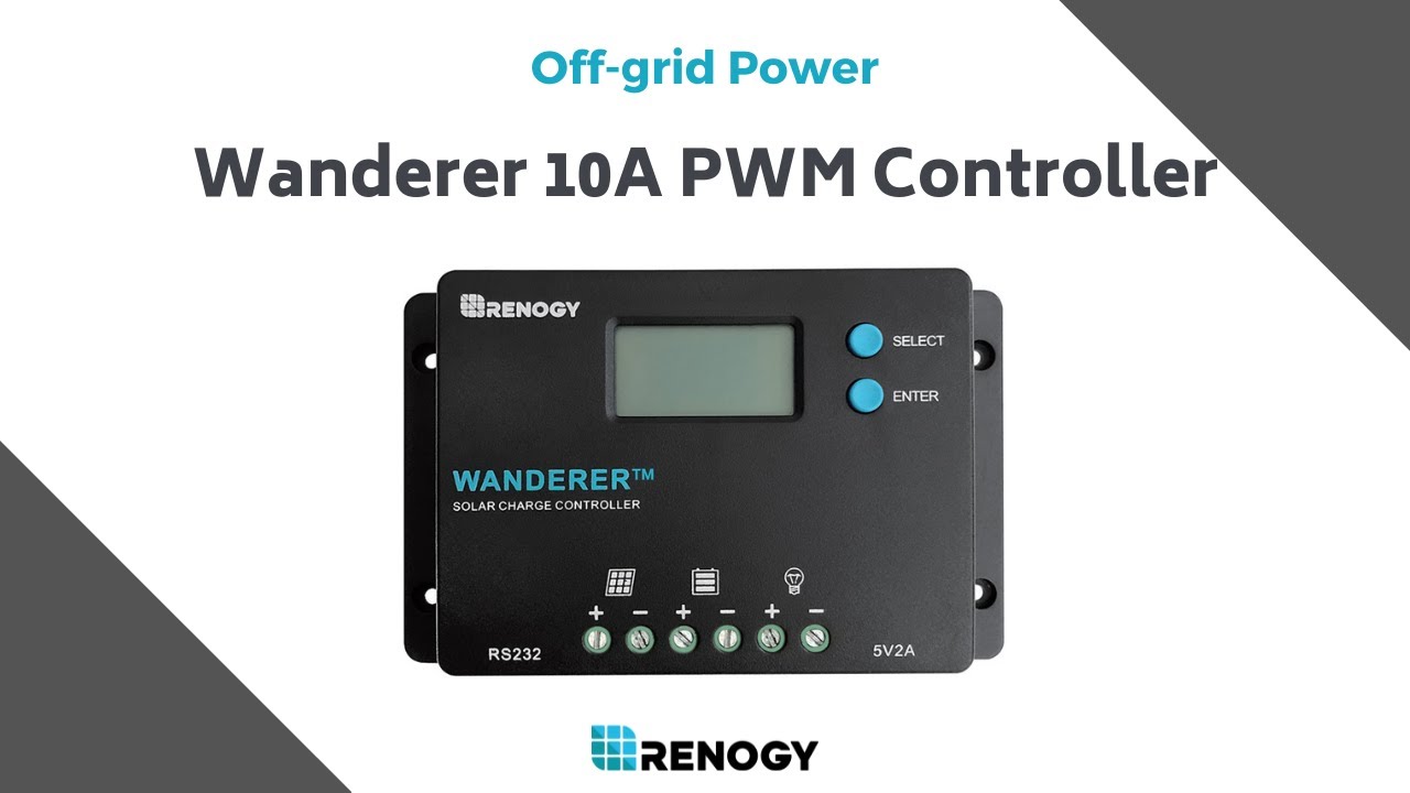 PWM Charge Controller by Wanderer | Renogy Solar