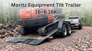 Moritz Tilt Equipment Trailer