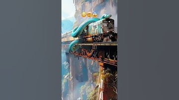 Travel Exploring | Python vs Train |Amazon Jungle #shorts #nature #discovery