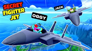 OGGY FOUND SECRET FIGHTER JET IN WOBBLY LIFE WITH JACK