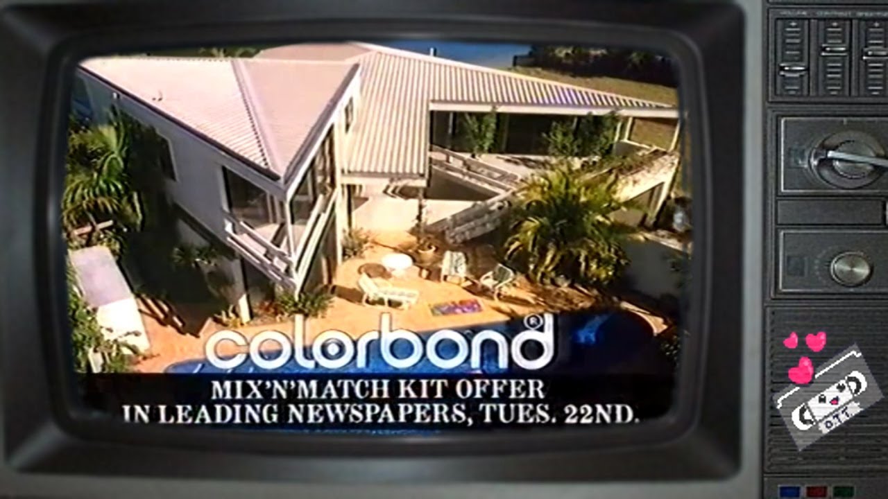 Colorbond Mix'N'Match Offer Commercial 1985 - YouTube