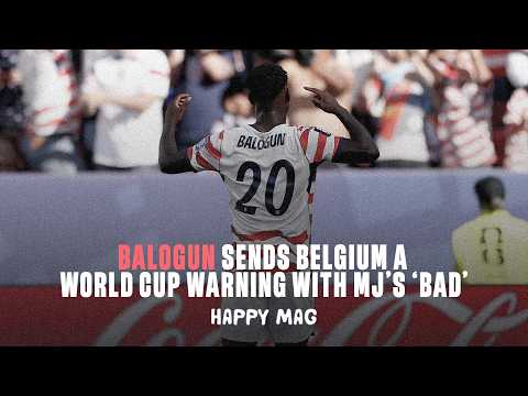 Folarin Balogun is back in the World Cup and he's letting everyone know it