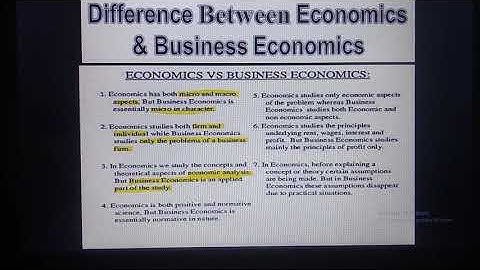 FY B.Com [ Module 1][Business Economic]