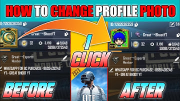 How To Change Pubg Mobile Lite Profile Photo | Pubg Lite Me DP Change Kaise Kare 2023