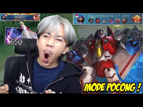 ALDOUS MODE POCONG GAGAL SAVAGE BERKALI KALI AUTO MENGSADBOY - Mobile legends