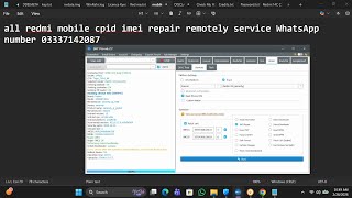 Redmi A5 Poco C71 Serenity dual  Imei Repair Parment without herdwere dft pro tool #gsmshah 