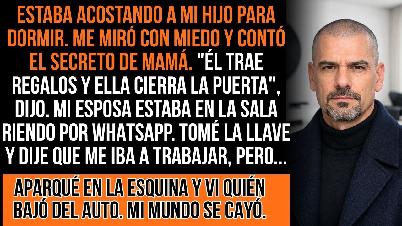 Mi Hijo Susurró: “Papá, ¿Por Qué El Hombre Del Auto Negro Siempre Entra Cuando Tú Sales De Casa?”