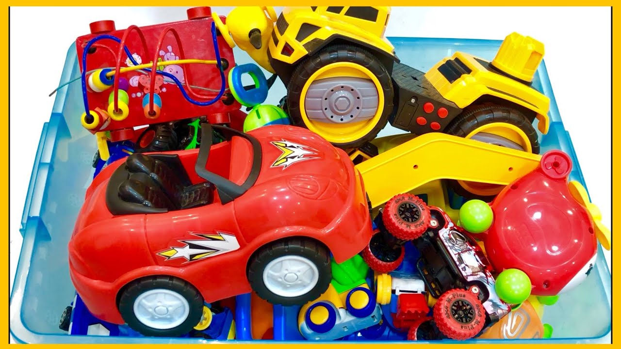 Toy Box Cars Collection فتح صندوق العاب اطفال مليء بالألعاب السيارات