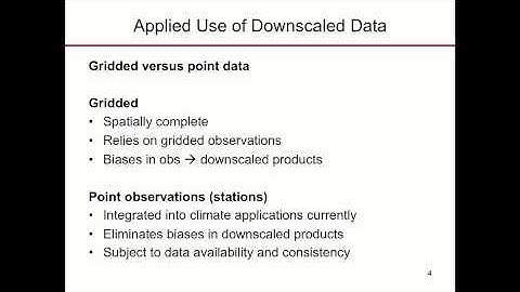 Downscaling Methods: Part 1/3