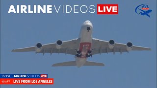 Emirates A380 Forced to Go-Around at LAX!