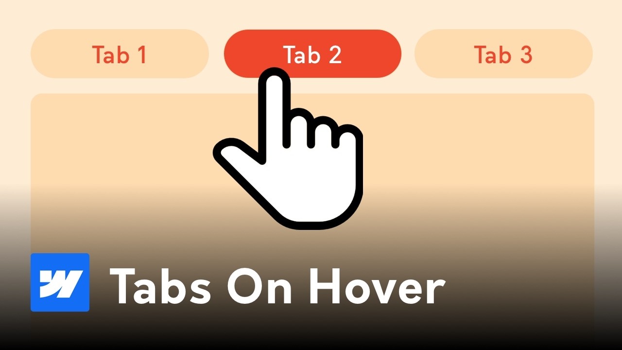 How to Make Cool Hover Tabs in Webflow Fast! - YouTube