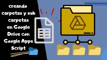 crear carpetas y sub carpetas en Google Drive