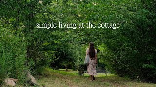 Life at the cottage a slow living, silent vlog