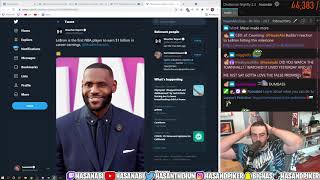 Hasanabi on Lebron James Net Worth 1 BILLION Dollars