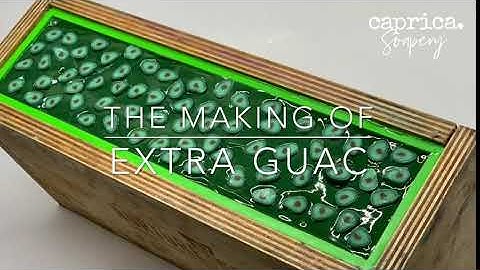 Making of “Extra Guac” Avocado Soap - Cold Process Soap Making Tutorial How To Make