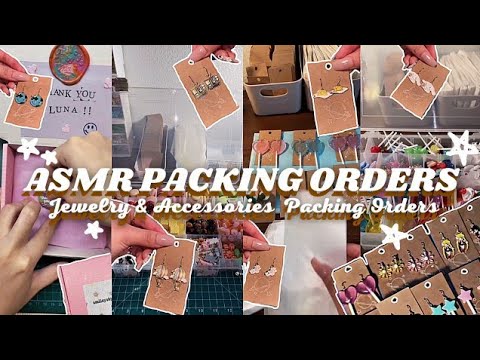 How I pack my orders - AESTHETIC jewelry packaging ideas for online shop! 