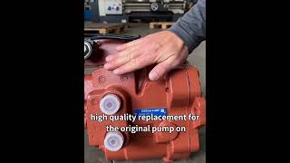 hydraulic pump PSVD2-17E-33, Part No. 400911-00305 manufactured by KYB for YANMAR VIO55 excavators.