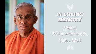 In Memory of Swami Brahmarupananda | Vedanta DC