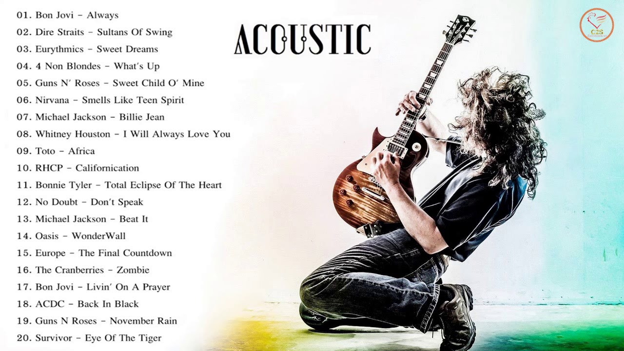 Top 20 Greatest Hits 80s 90s The Best Acoustic Covers Of Popular