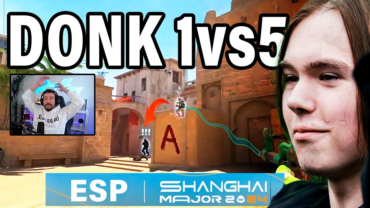 DONK 1 vs 5 en SHANGHAI MAJOR 2024